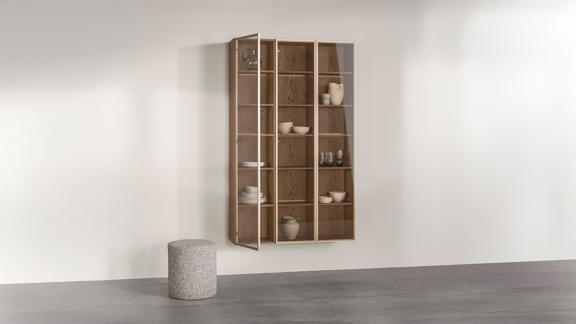 Vitrineskap fra Svane Kjøkkenet